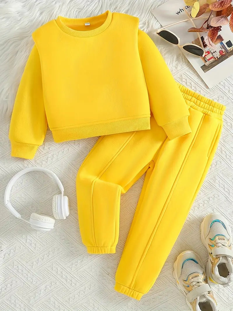 Autumn Winter Candy Color Sweater Set