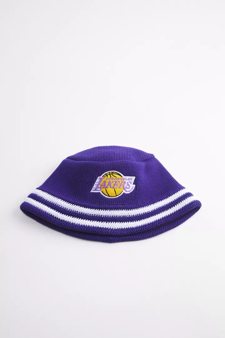 Mitchell & Ness Los Angeles Lakers NBA Knucket Knit Bucket Hat