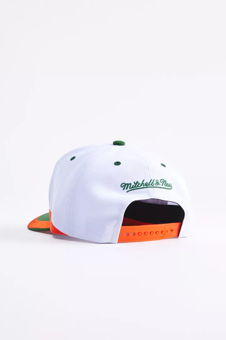 Mitchell & Ness NCAA Miami Hurricanes Retrodome Pro Snapback Hat
