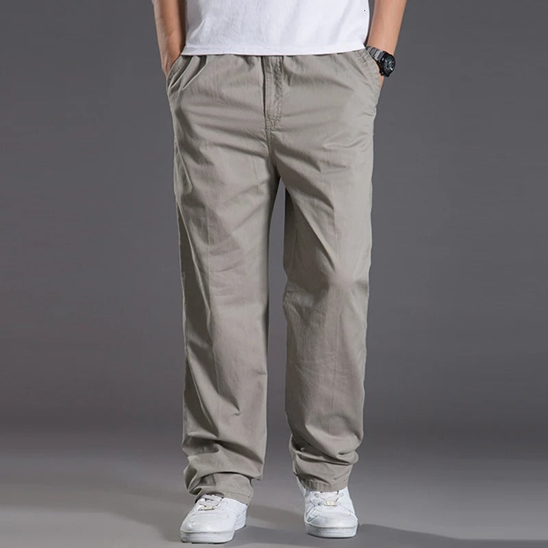 Men’s Cargo Cotton Chino Jogger Pants