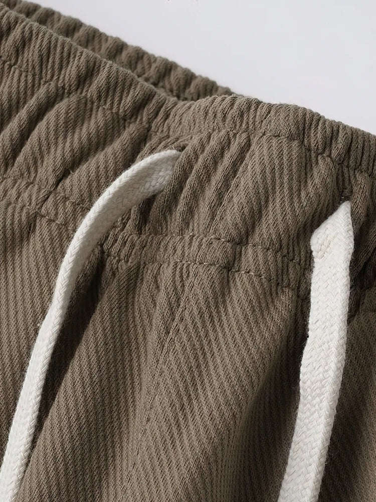 Men's 100% Cotton Baggy Jogger Trousers
