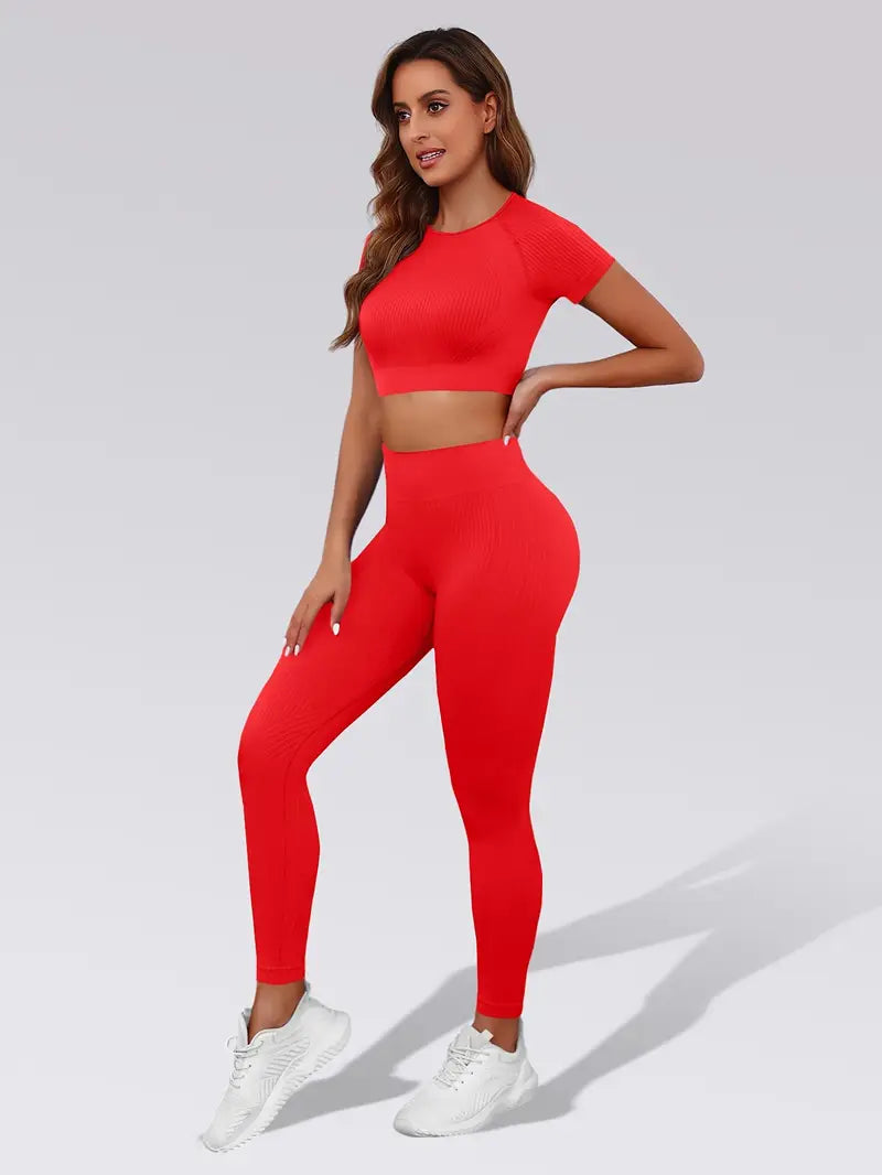 High Waist Yoga Workout Set
