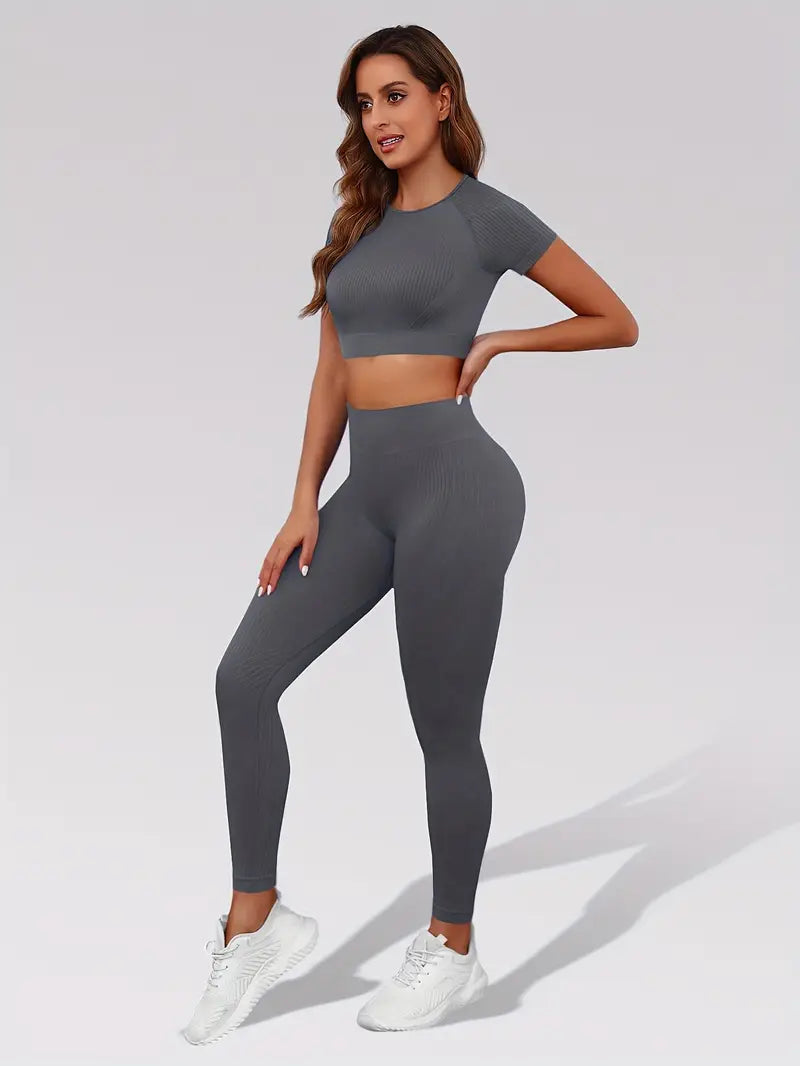 High Waist Yoga Workout Set