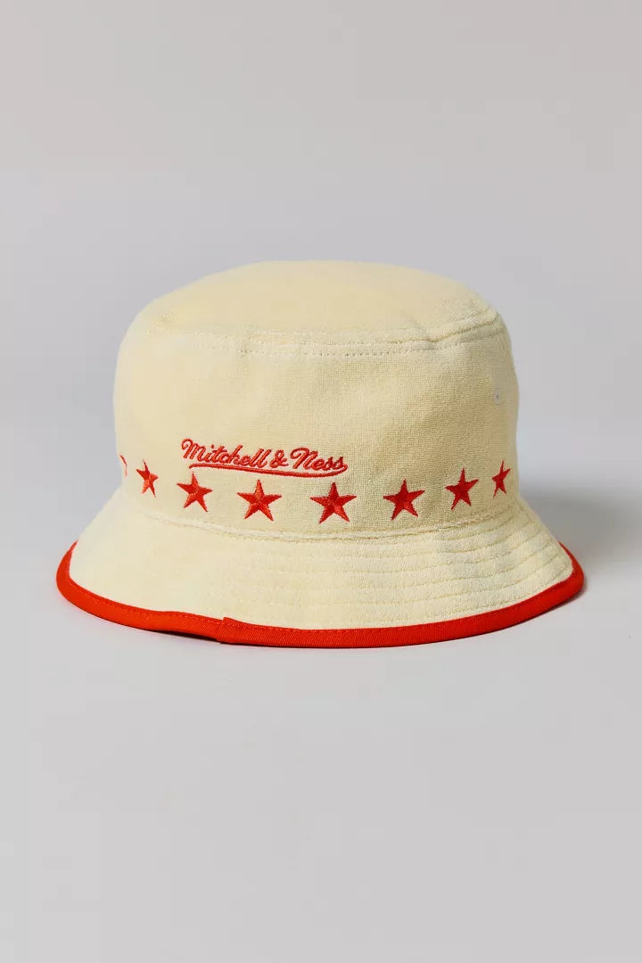 Mitchell & Ness NCAA Syracuse University Dune Bucket Hat