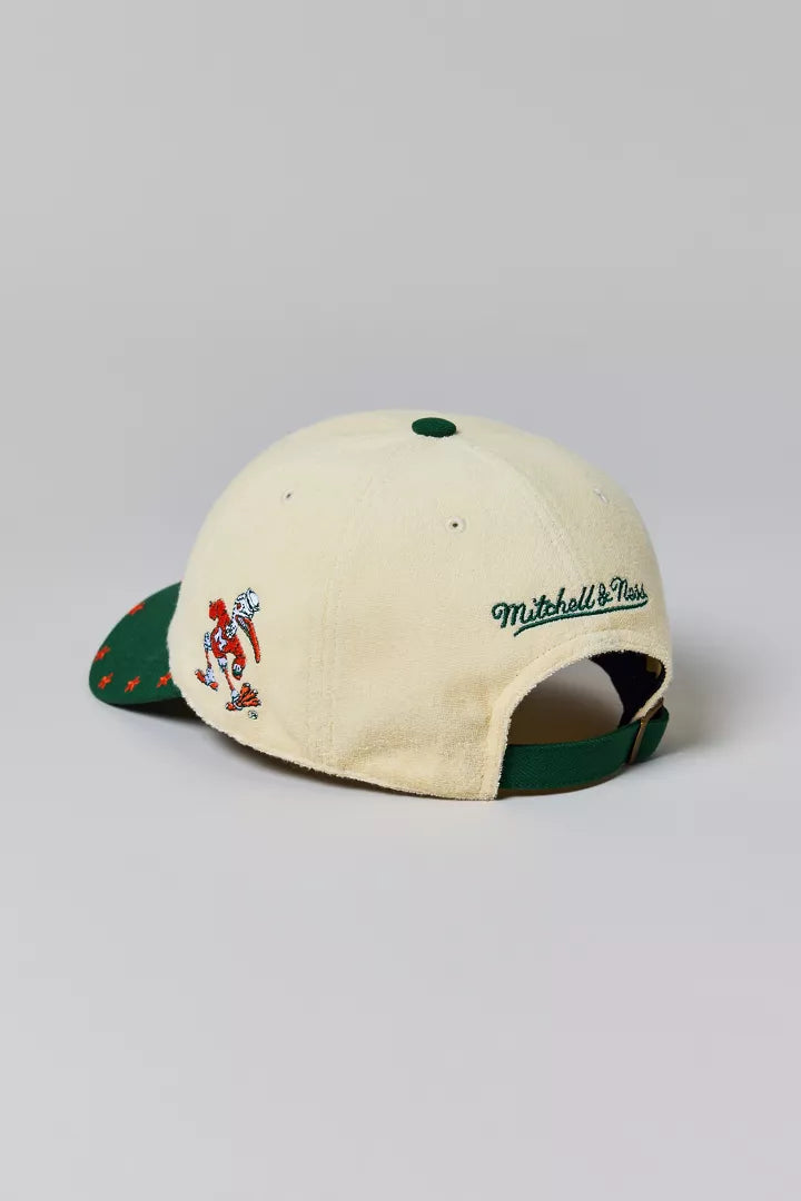Mitchell & Ness NCAA University Of Miami Dune Dad Hat