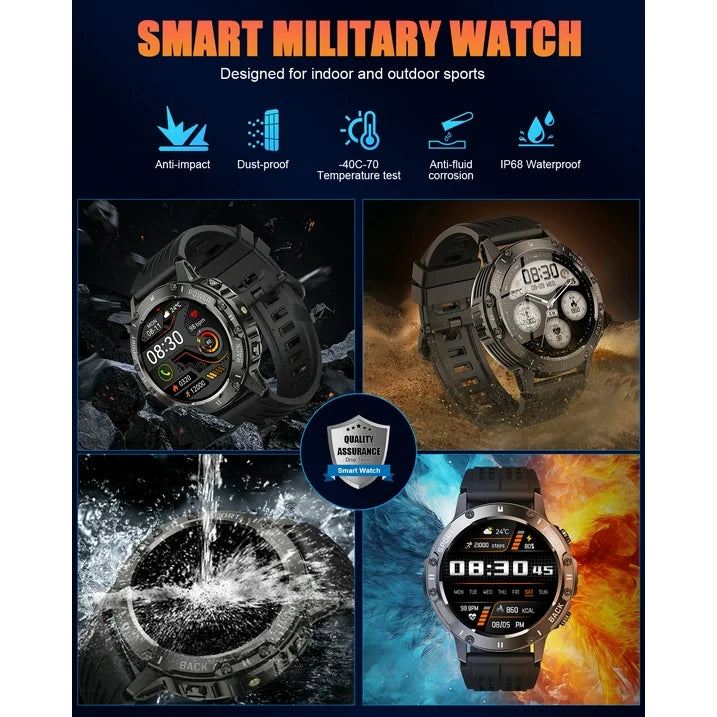 Tikland Military Smart Watch for Men
