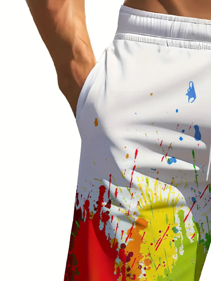 Men's Summer Casual 3D Print Shorts