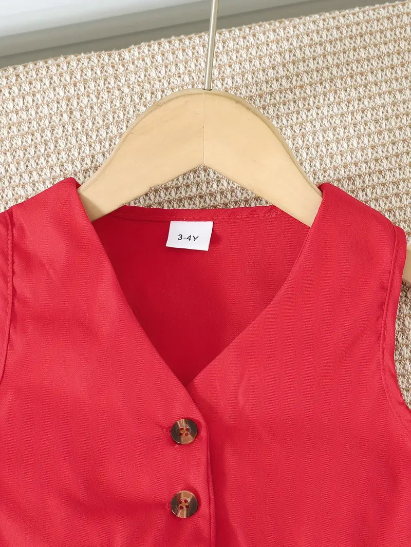 Girls' Elegant Two-Piece Set