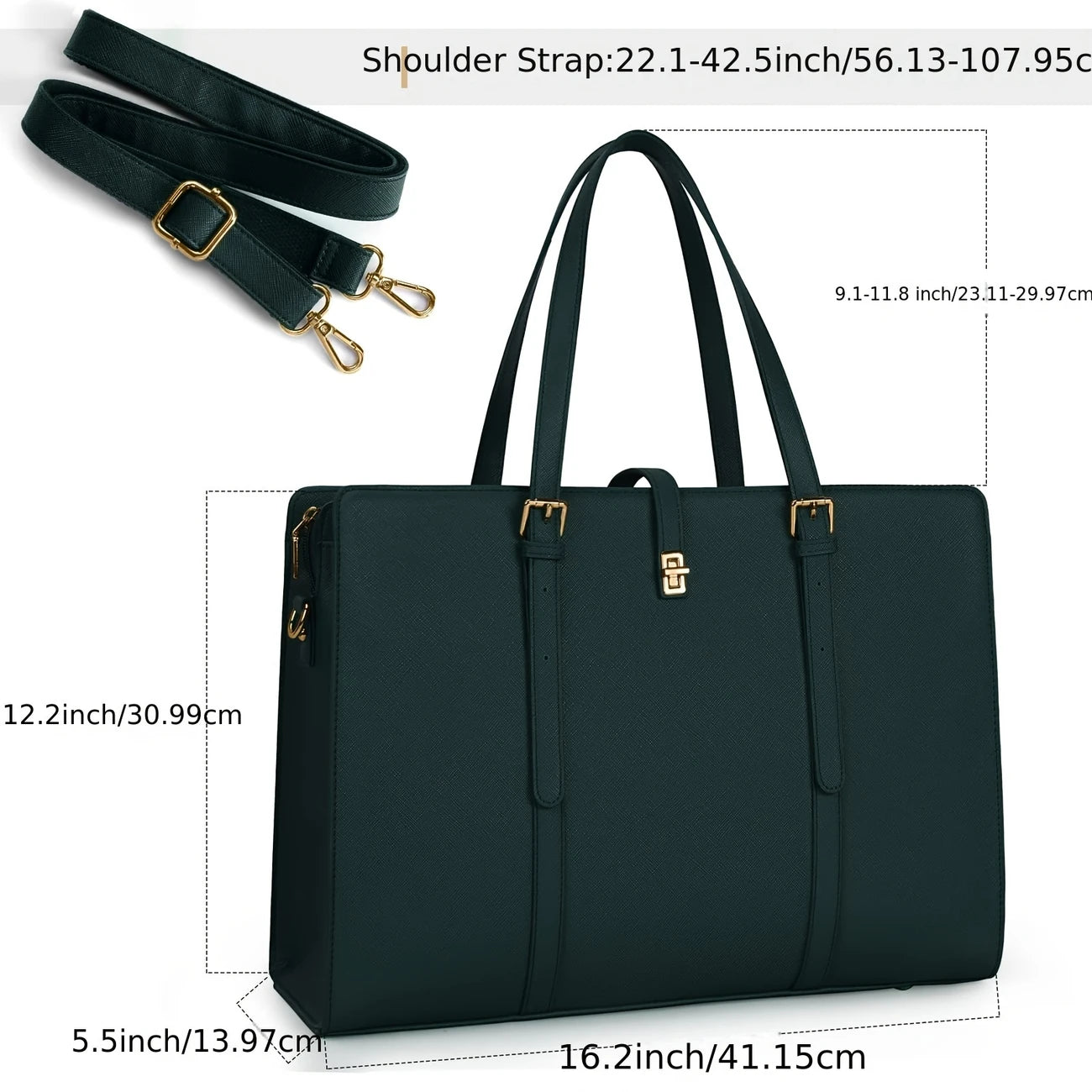 Womens Work Shoulder Bag Professional Computer Briefcase Business Office
