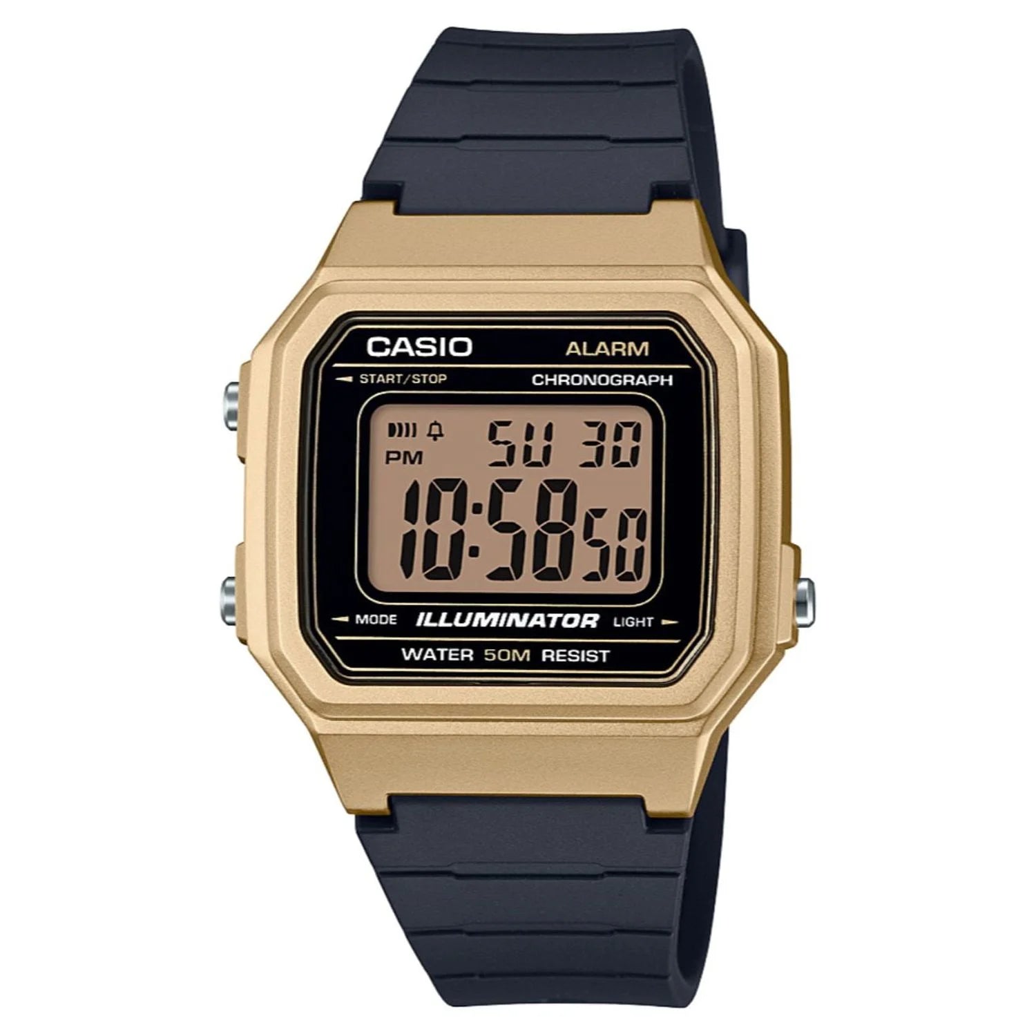 Casio Men's Classic Digital Watch, Gold/Black