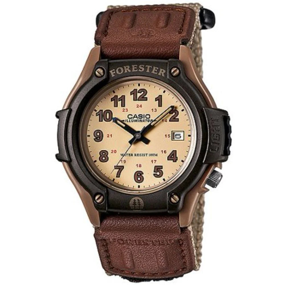 Casio Men's Tan Nylon Strap Wristwatch Model