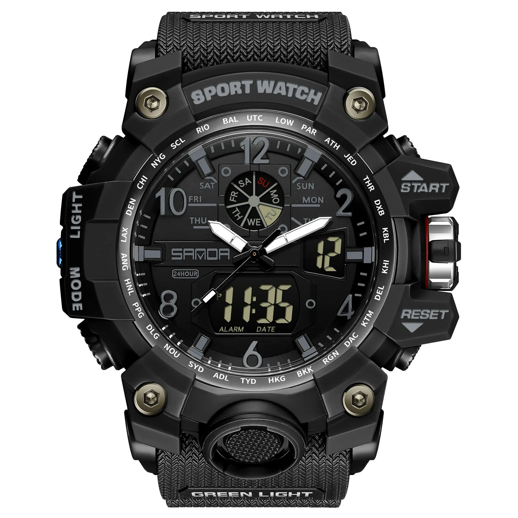 Findtime Mens Sport Watch Waterproof Watches