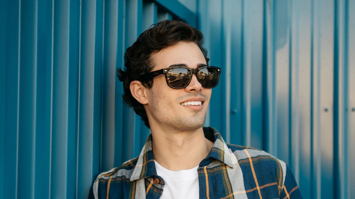 Men Glossy Tortoise Shell / Amber Fort Knocks Sunglass