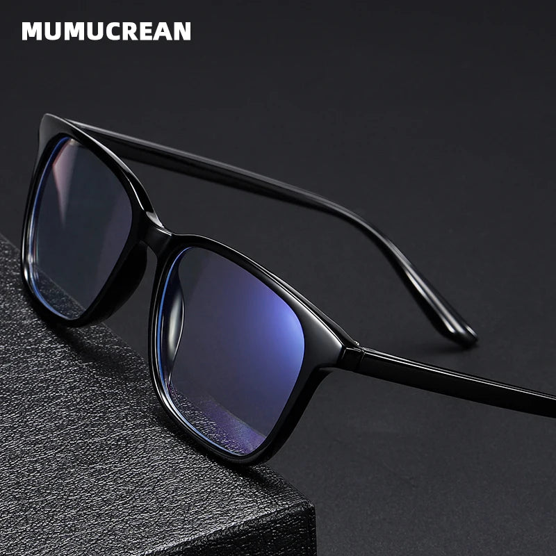New TR90 Anti-Blue Retro Square Glasses