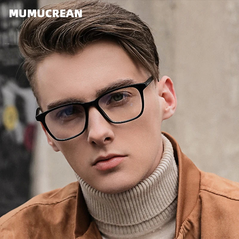 New TR90 Anti-Blue Retro Square Glasses