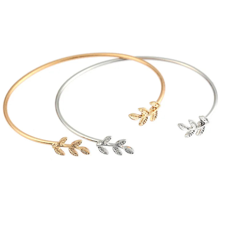 New Leaf Punk Cuff Bracelet