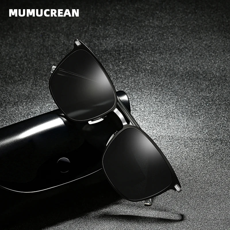 Men's Square Polarized Night Vision Sunglasses