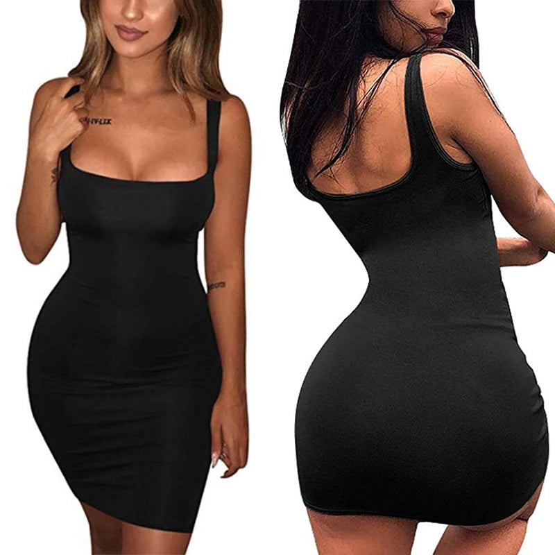 Fashion Womens Sexy Bodycon Dress Slim Casual Club Party Dresses Sundress Sexy Office Lady Elegant Casual Mini Vestidos De Mujer