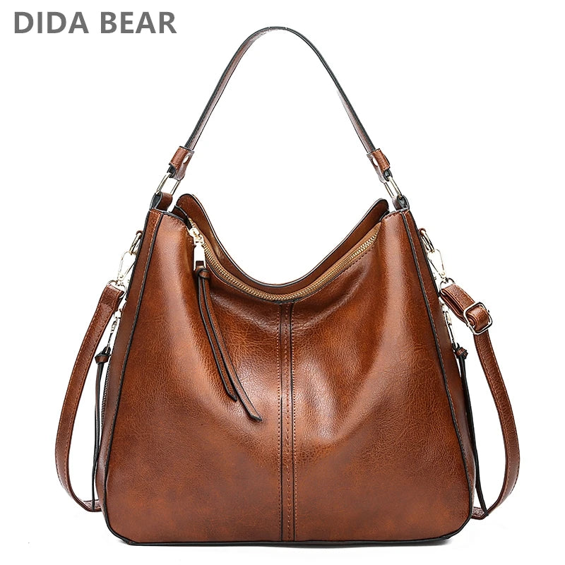 DIDABEAR Leather Hobo Bag for Women