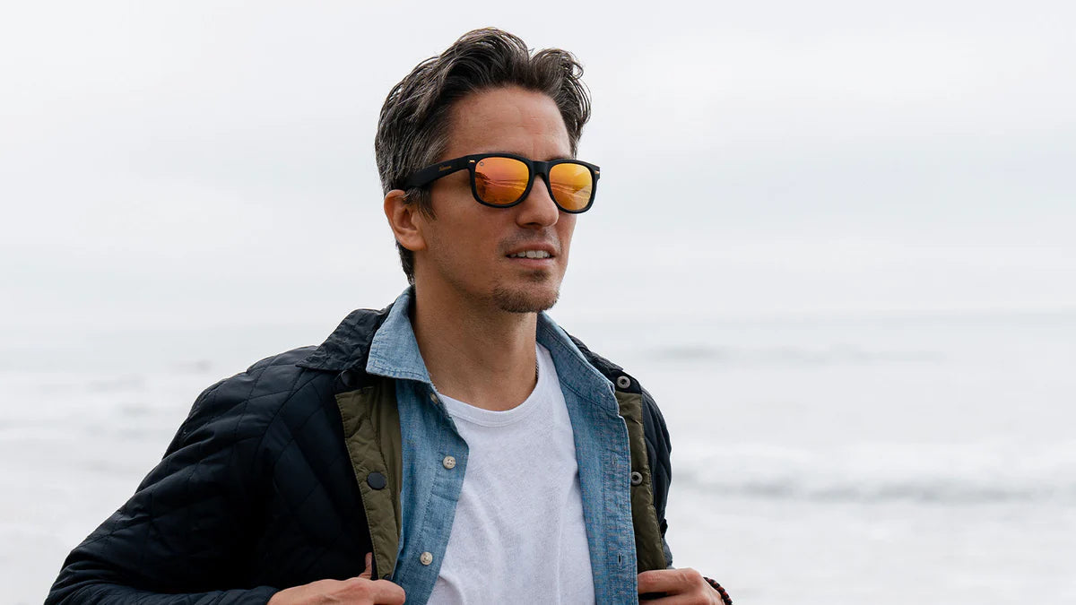 Matte Fort Knocks Sunglass Black / Rose Gold