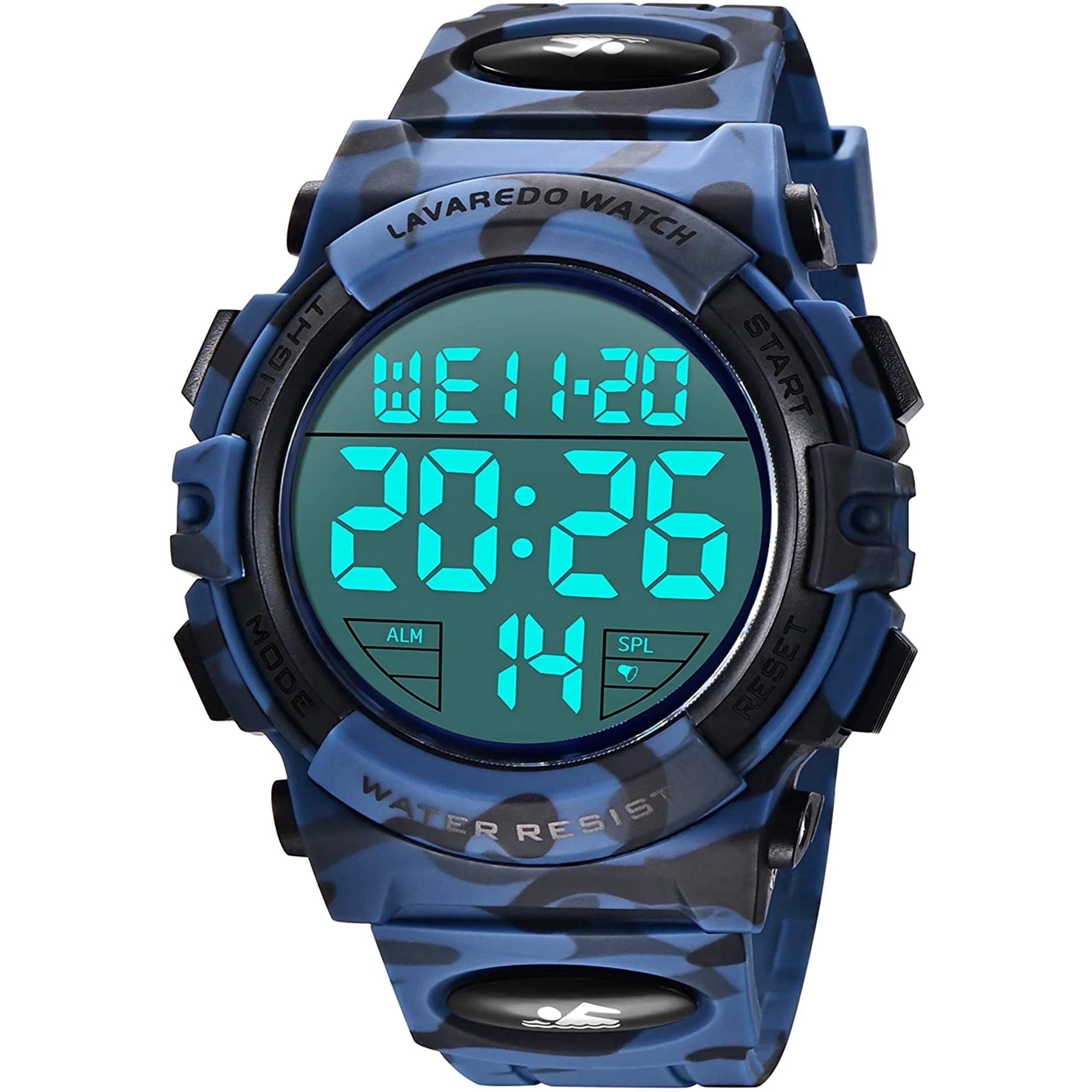 Watches for Man Digital Watches Waterproof Sport Watch with LED Backlight, Running Sports Digital Watch Gifts for Man Father's Day Gift