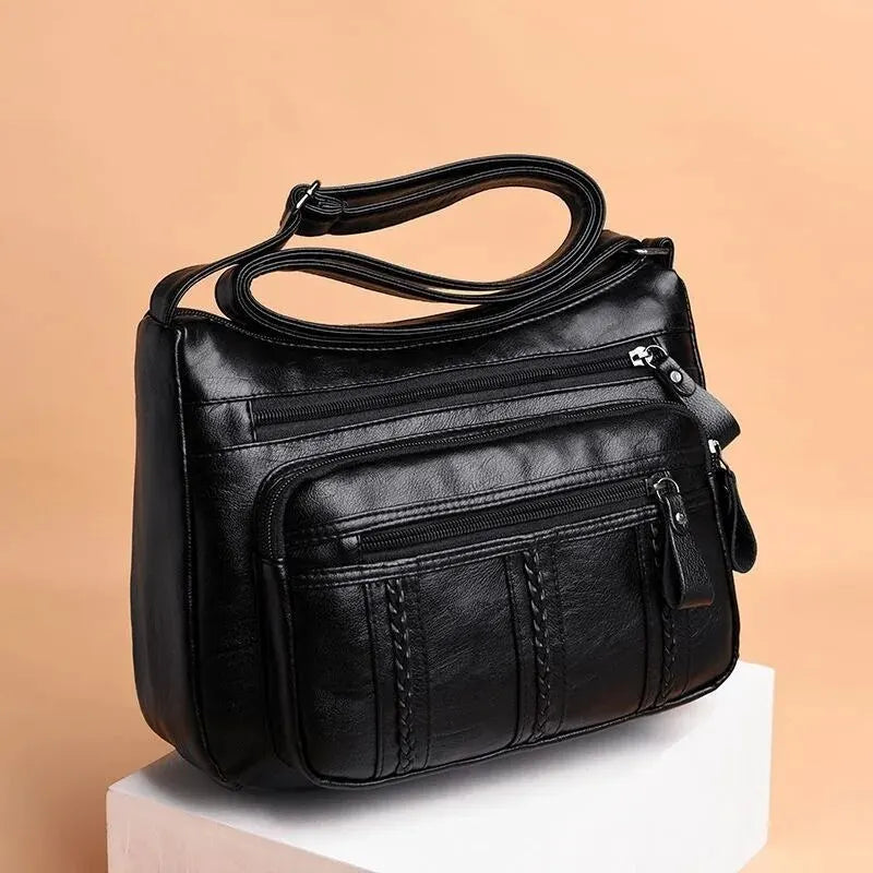 Multi-layered Large-capacity Women's Crossbody Bag