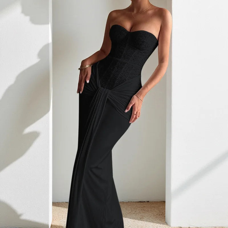 Women Evening Gown with Long Skirt New Style