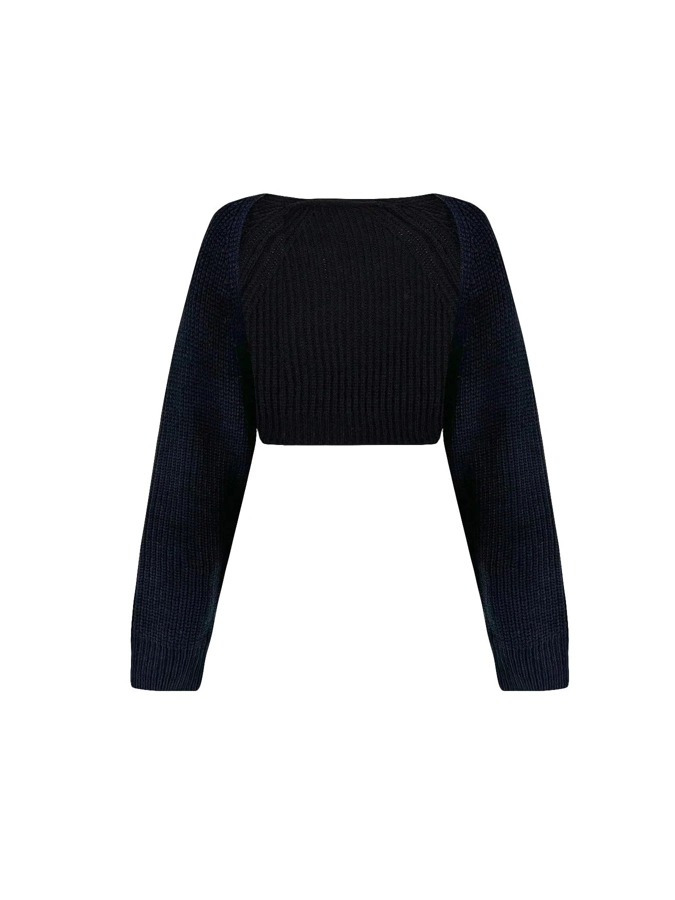 Raglan Sleeve Open Front Ribbed Cardigan for Women