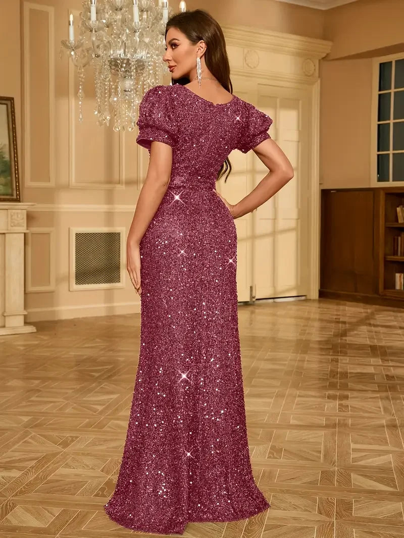 Elegant Women's Dress for Birthday Hosting, Dinner Parties, Weddings & Banquets