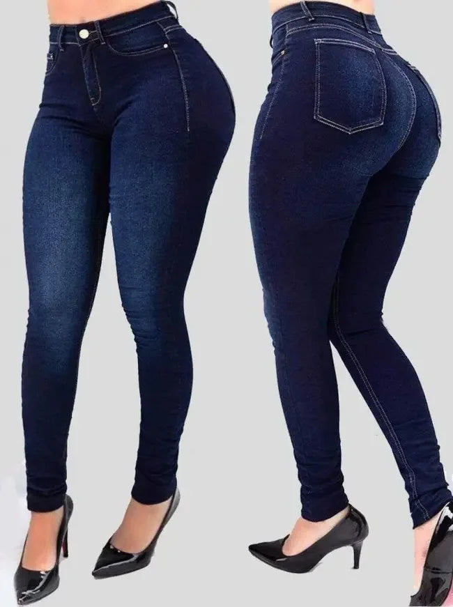High Waist Shaping Denim Jeans