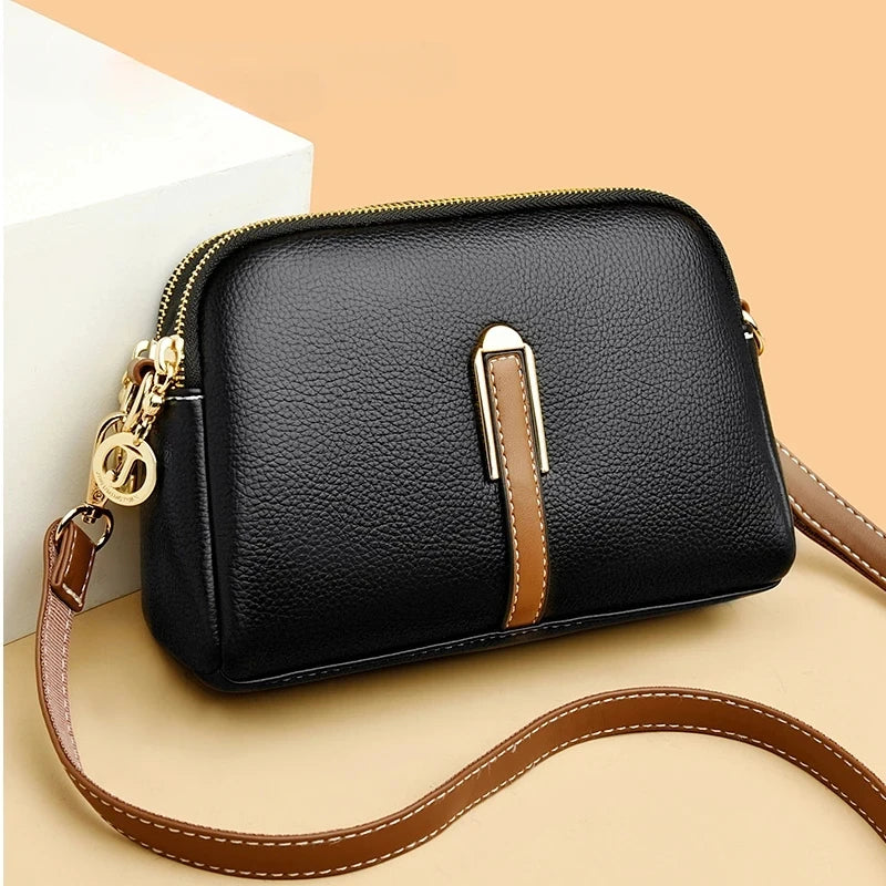 100% Genuine Leather Designer Shoulder Bag