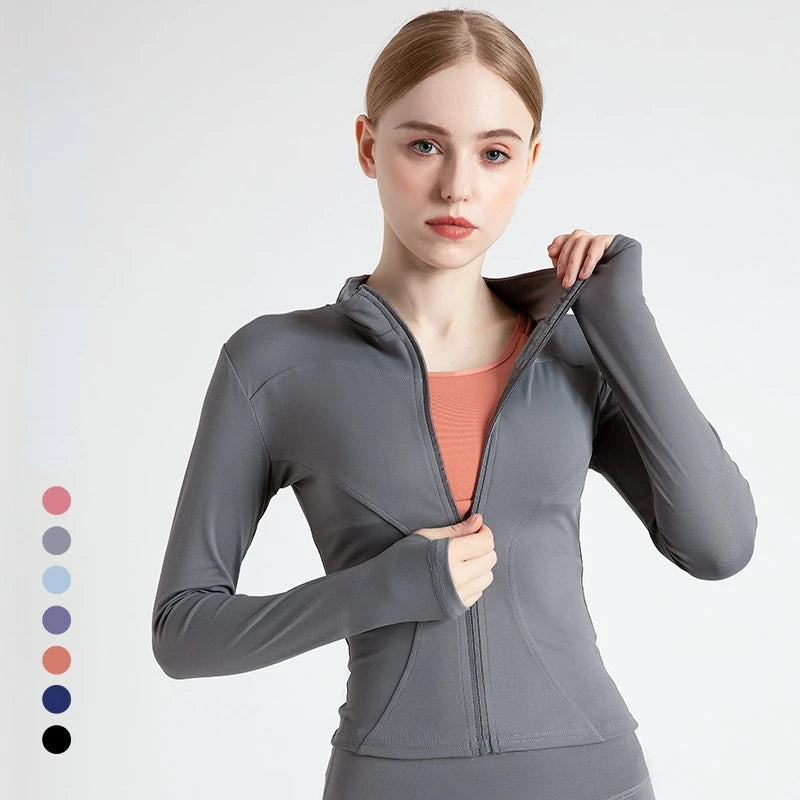Women’s Zip Sports Jacket Winter Activewear