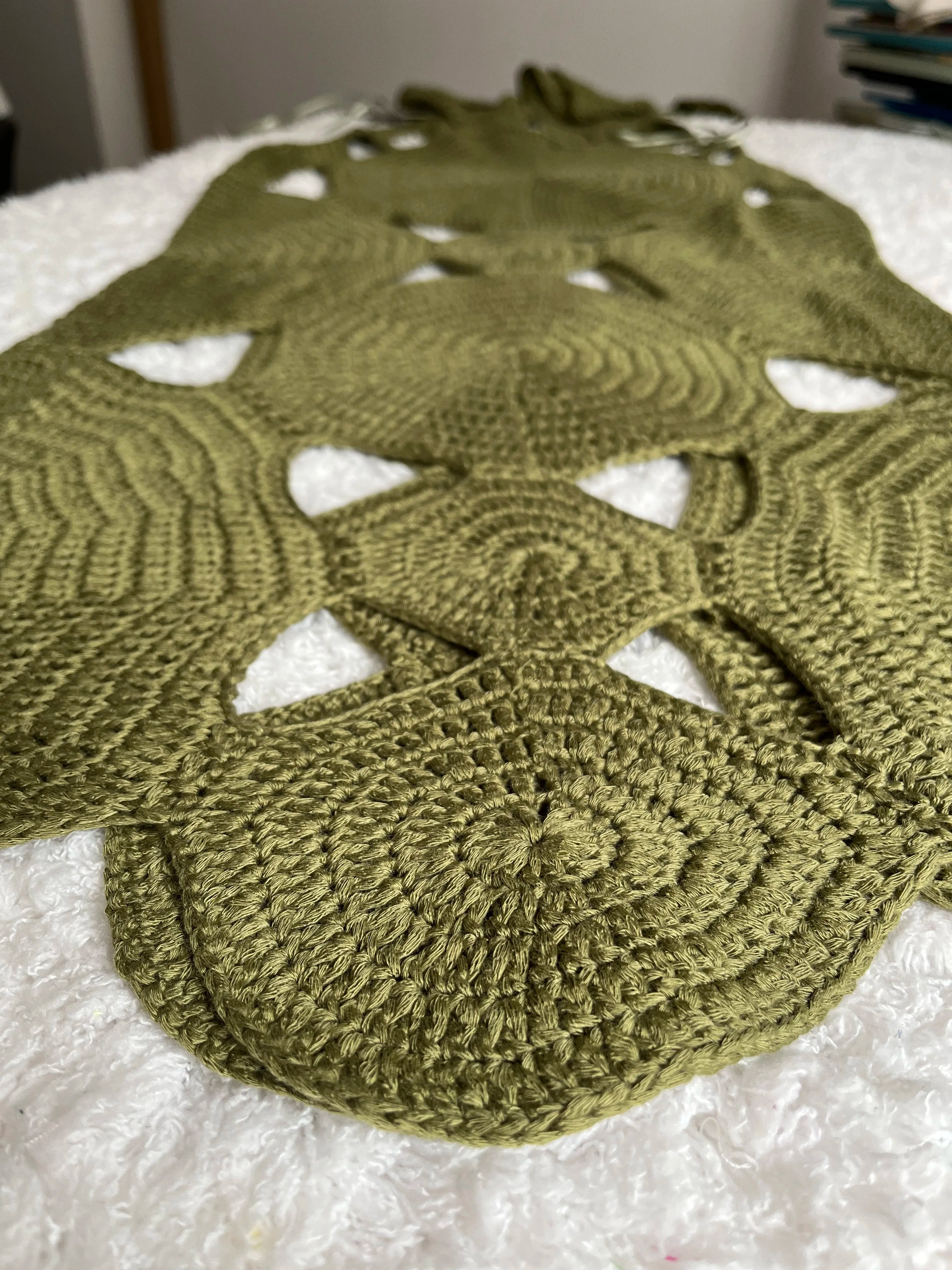 Bungalow Handmade Crochet Midi Dress Cream For Sexy Women Fashion