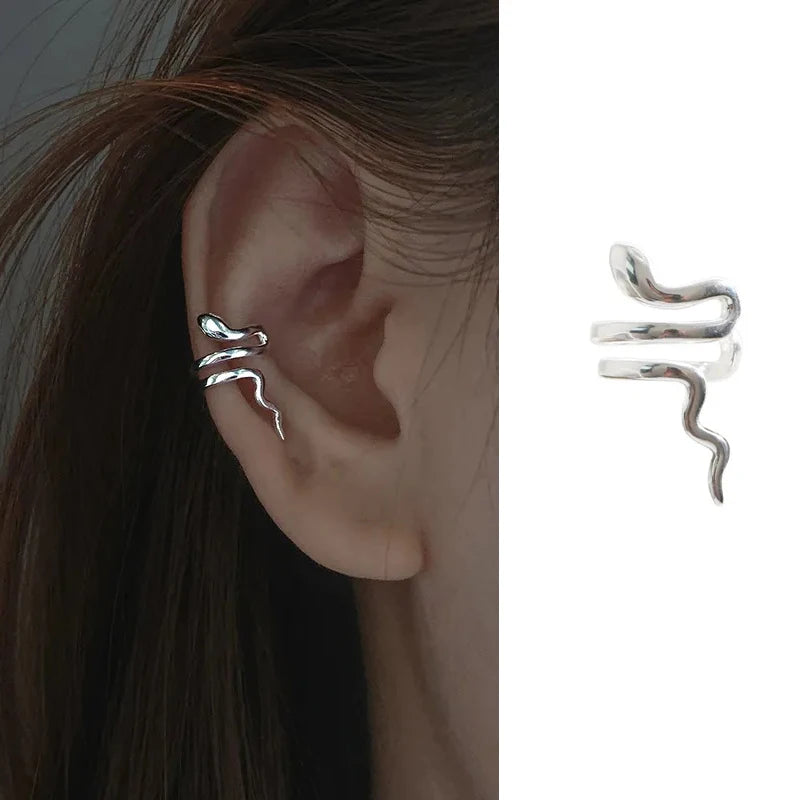 Delicate Tassel Clip-On Ear Cuff Earrings
