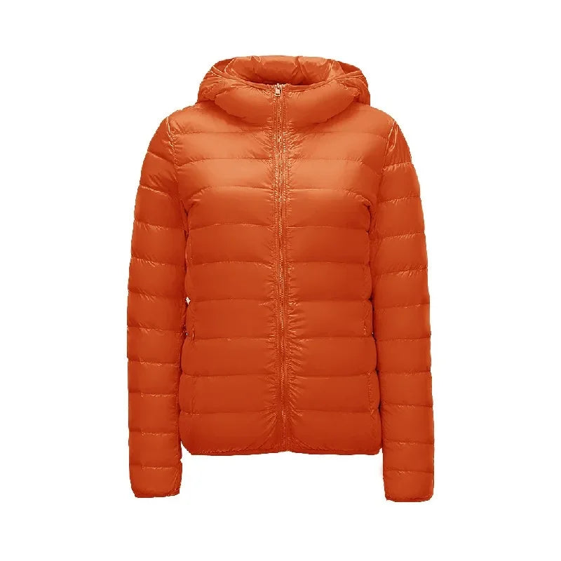 Women's Hooded Zipper Cotton Jacket