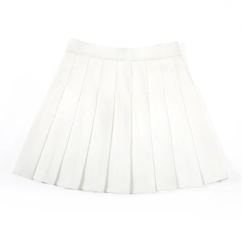 Women’s High-Waist Pleated A-Line Mini Skirt