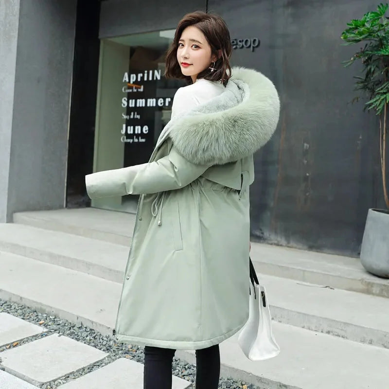 Winter Jacket 2025 New Women Parka Clothes