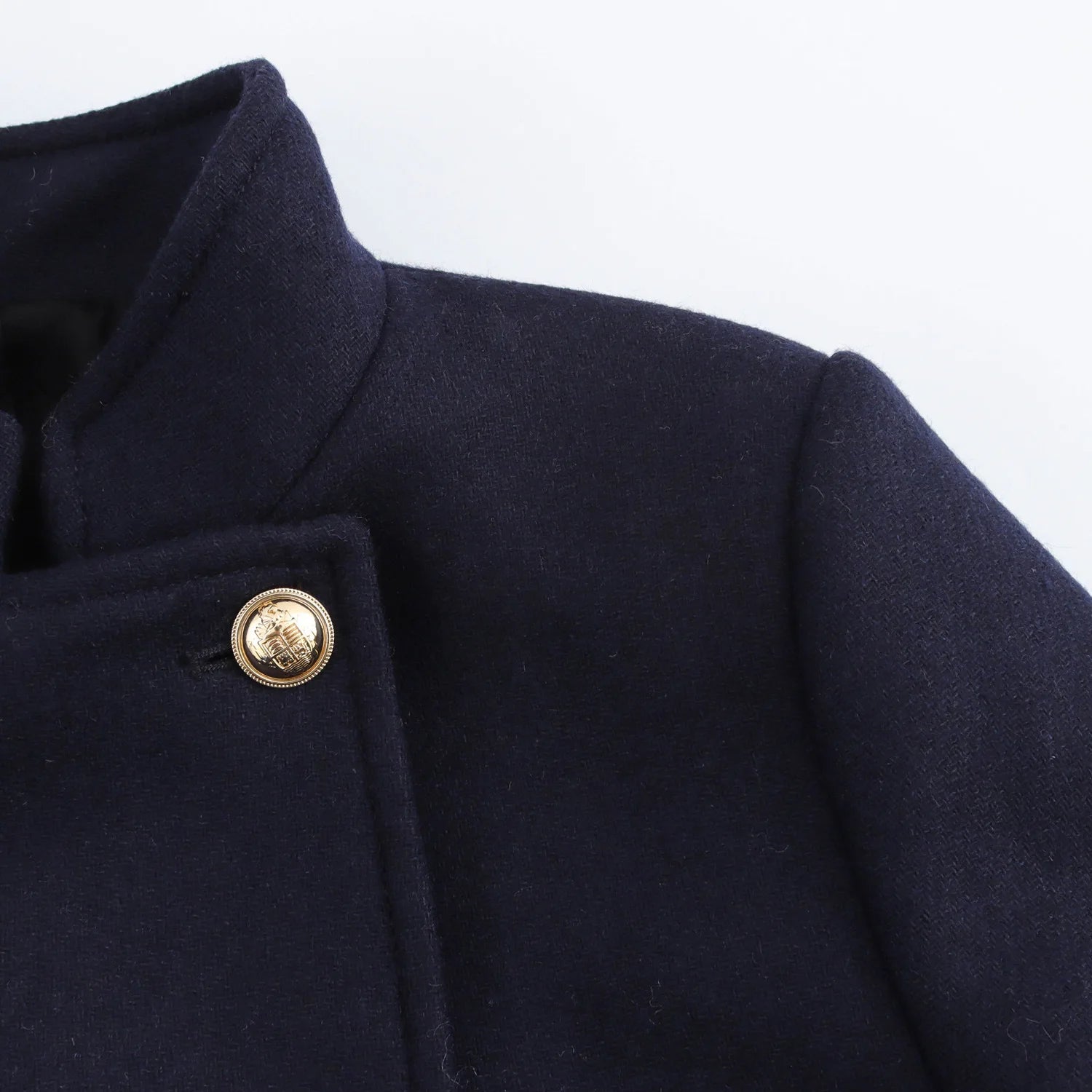 Winter Coat For Women 2024 Solid Lapel Double Breasted