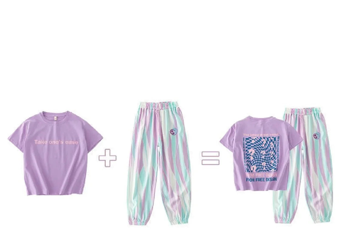 Girls' Summer Sportswear Set, 12-15Y