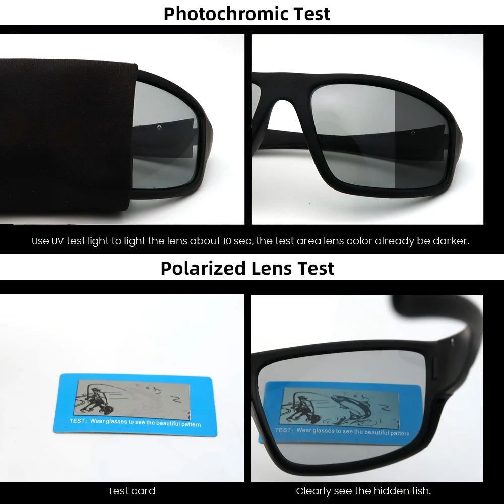 VIVIBEE Photochromic Polarized Sports Sunglasses