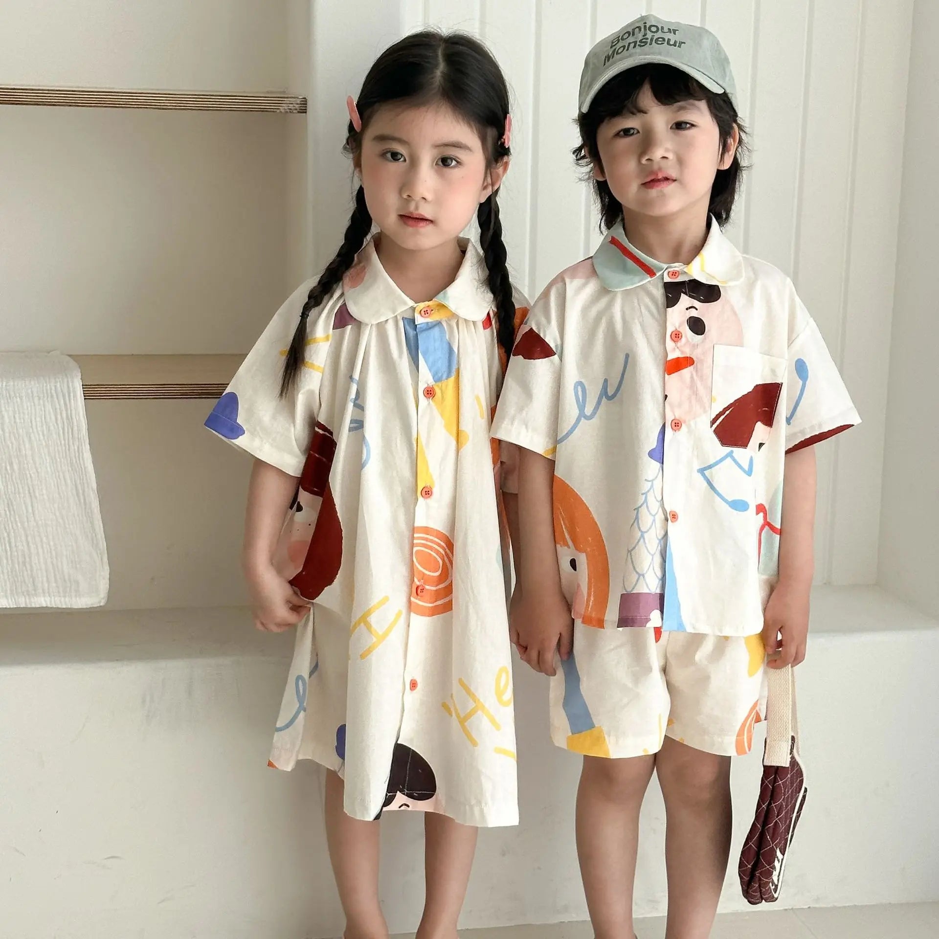 Siblings Summer Tee & Shorts Set