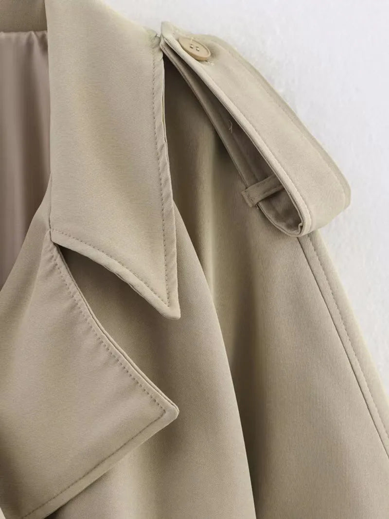 Women Casual Loose Jackets Lapel Long Sleeves