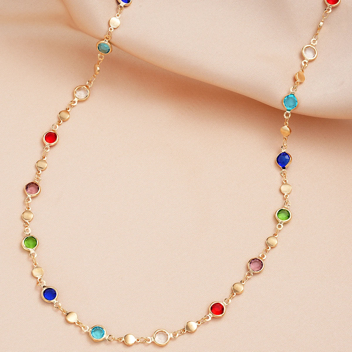 Bohemian Y-Shaped Colorful Necklace
