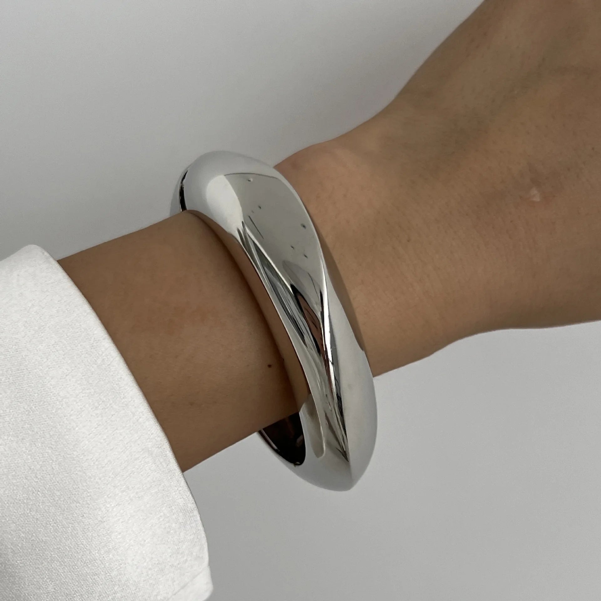 Vintage Hip Hop Metal Cuff Bangles Set