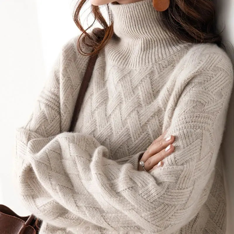 Loose Oversize Cashmere Sweater for Women