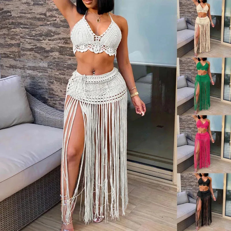 Women'S Two Piece Swimsuit Beach Cover Up Fashion