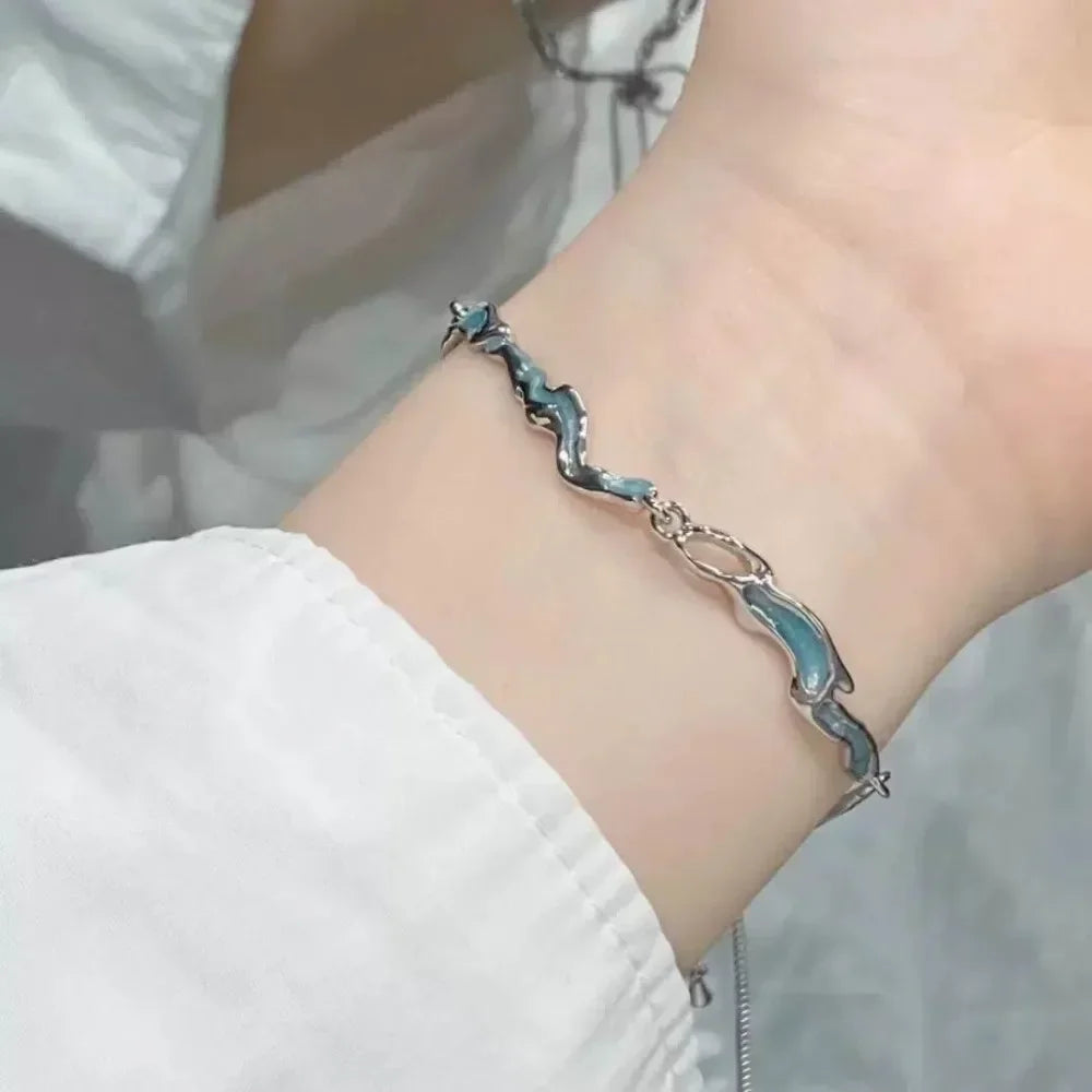 Elegant Crystal Flowers Zircon Bracelet