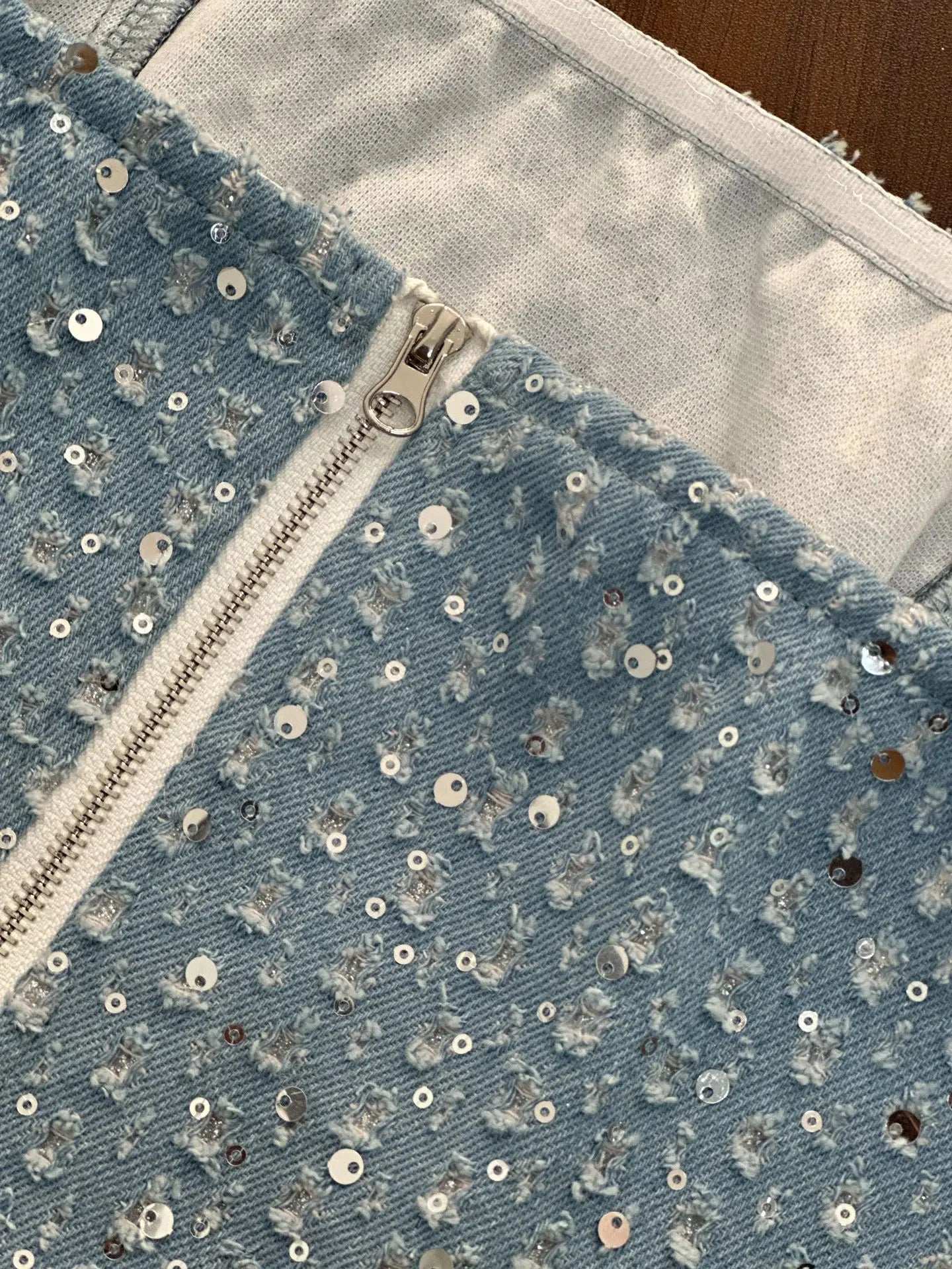 Women's Sequin Slim Fit Strapl Wide Leg Pants Set Faionable Two-Piece Suit Long Pants Suite Bright Sparkling Par Wear