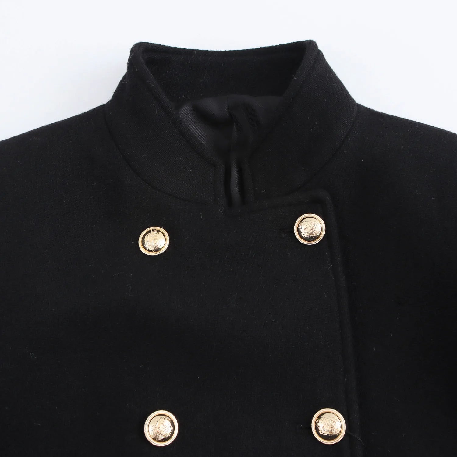 Winter Coat For Women 2024 Solid Lapel Double Breasted