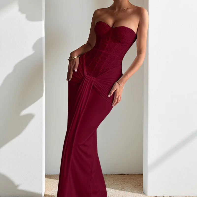 Women Evening Gown with Long Skirt New Style